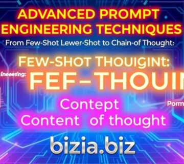 پرامپت‌ نویسی چند نمونه‌ای (Few-Shot Prompting) و پرامپت‌ نویسی زنجیره افکار (Chain-of-Thought Prompting). Prompt Engineering Techniques
